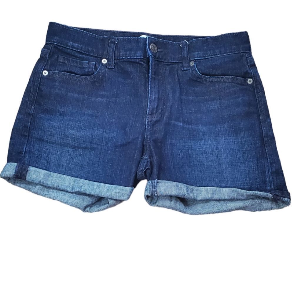 Banana Republic Roll Up Dark Wash Shorts
